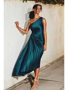 Pleated Maxi Dress